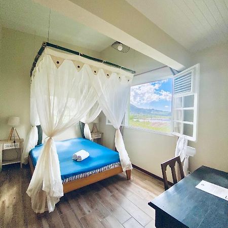 Chambre Et Sdb Privative Ylang Ylang Vue Mont Pelee Dans Maison Partagee Le Morne-Rouge Esterno foto